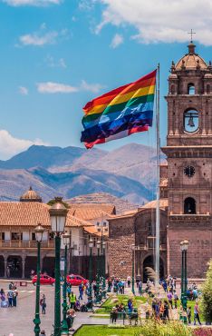 Ciudad de Cusco desde Puerto Rico